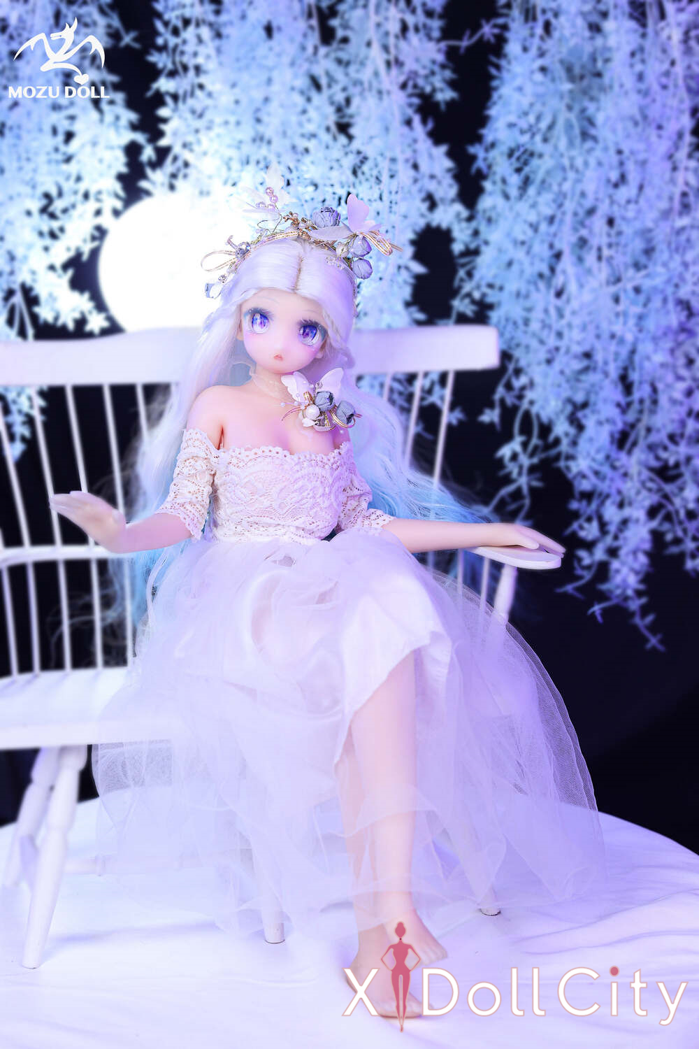 MOZU Doll 晶晶 成人スタイルラブドール 可愛い フルシリコン製 ラブドール貧乳