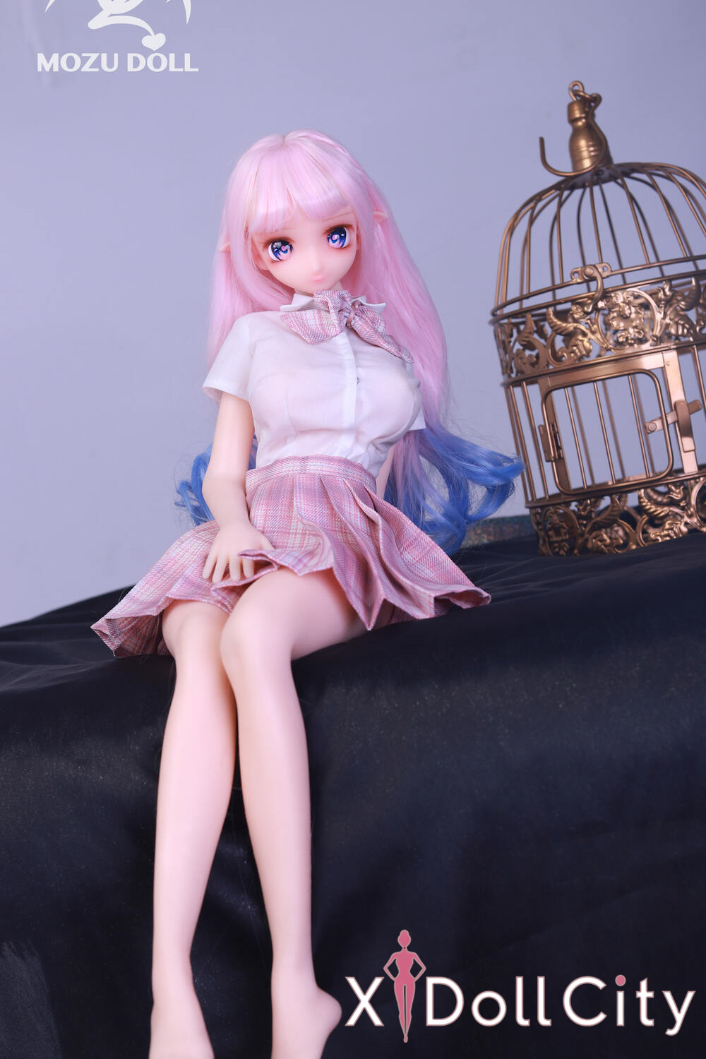 MOZU Doll 小桃 成人スタイルラブドール 制服スタイル フルシリコン製 ラブドール貧乳