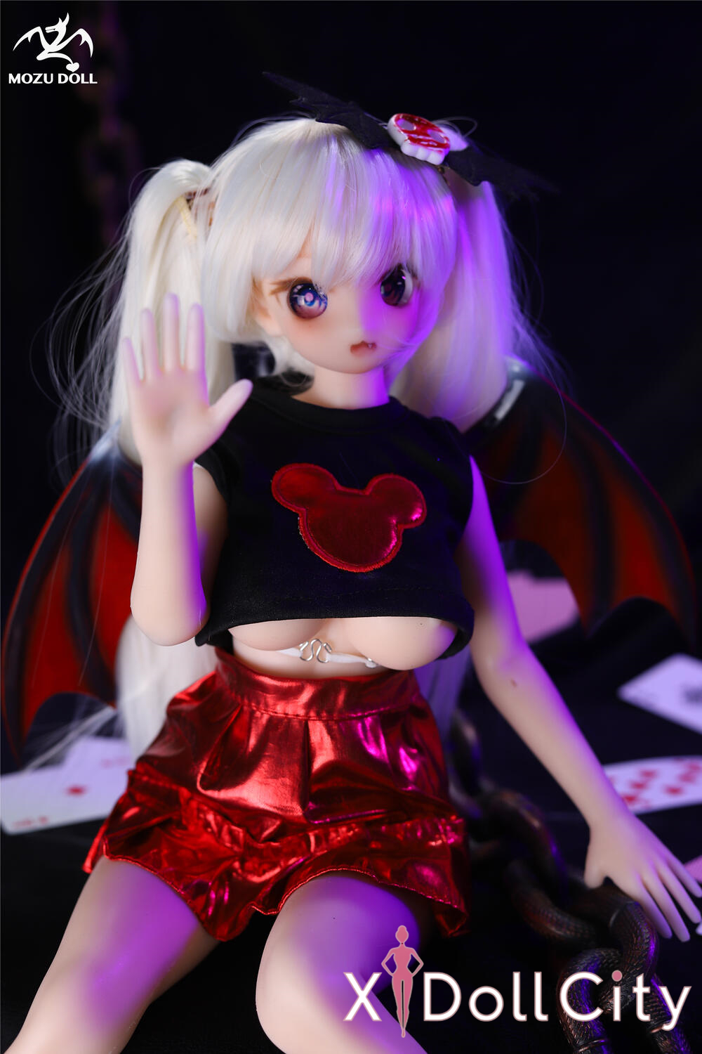 MOZU Doll 小悪魔 成人スタイルラブドール 可愛い シリコンラブドール ラブドール貧乳