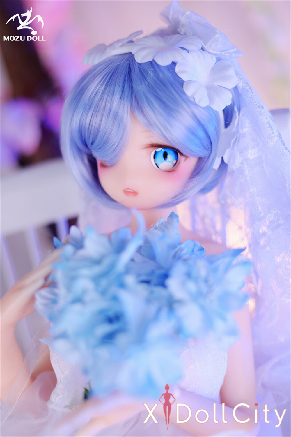 MOZU Doll 小小姆 成人スタイルラブドール 可愛い フルシリコン製 ラブドール貧乳