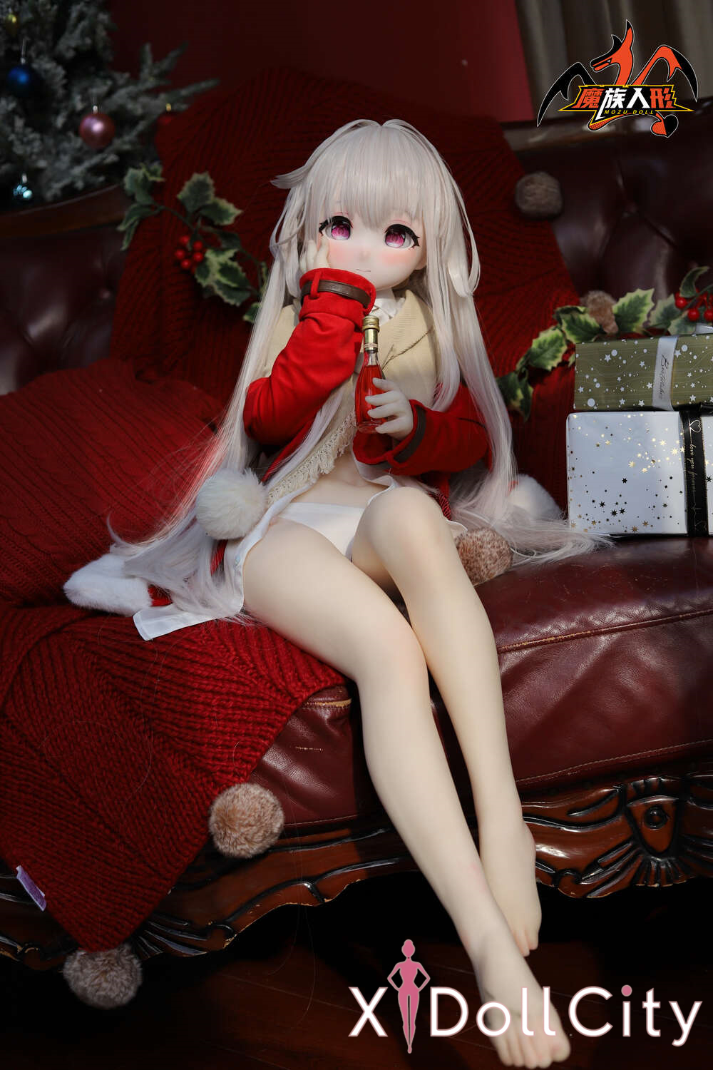 MOZU Doll 凯拉 成人スタイルラブドール アニメ ビニールヘッド＋TPEボディ ラブドール貧乳