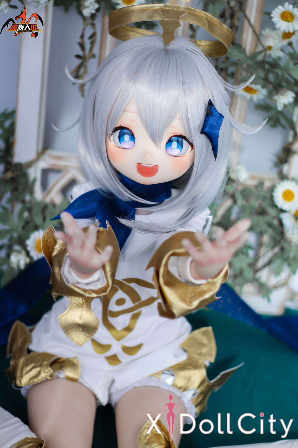 MOZU Doll 派萌 成人スタイルラブドール アニメ ビニールヘッド＋TPEボディ ラブドール貧乳