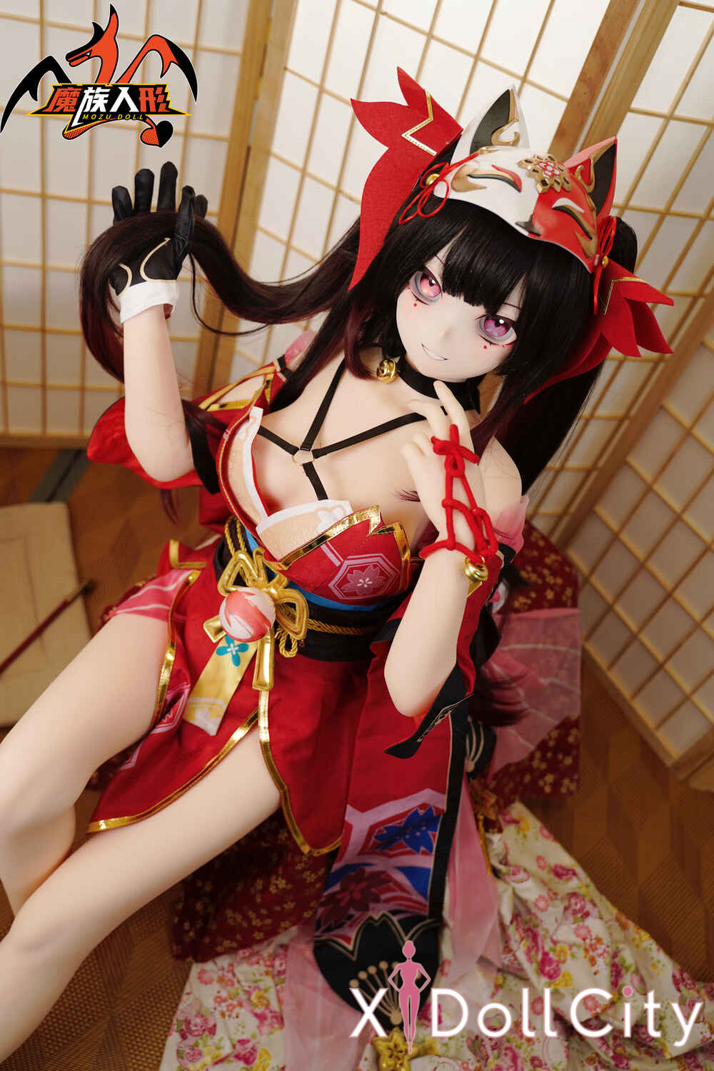 MOZU Doll 星火 148cm 成人スタイルラブドール セクシー ビニールヘッド＋TPEボディ ラブドール貧乳