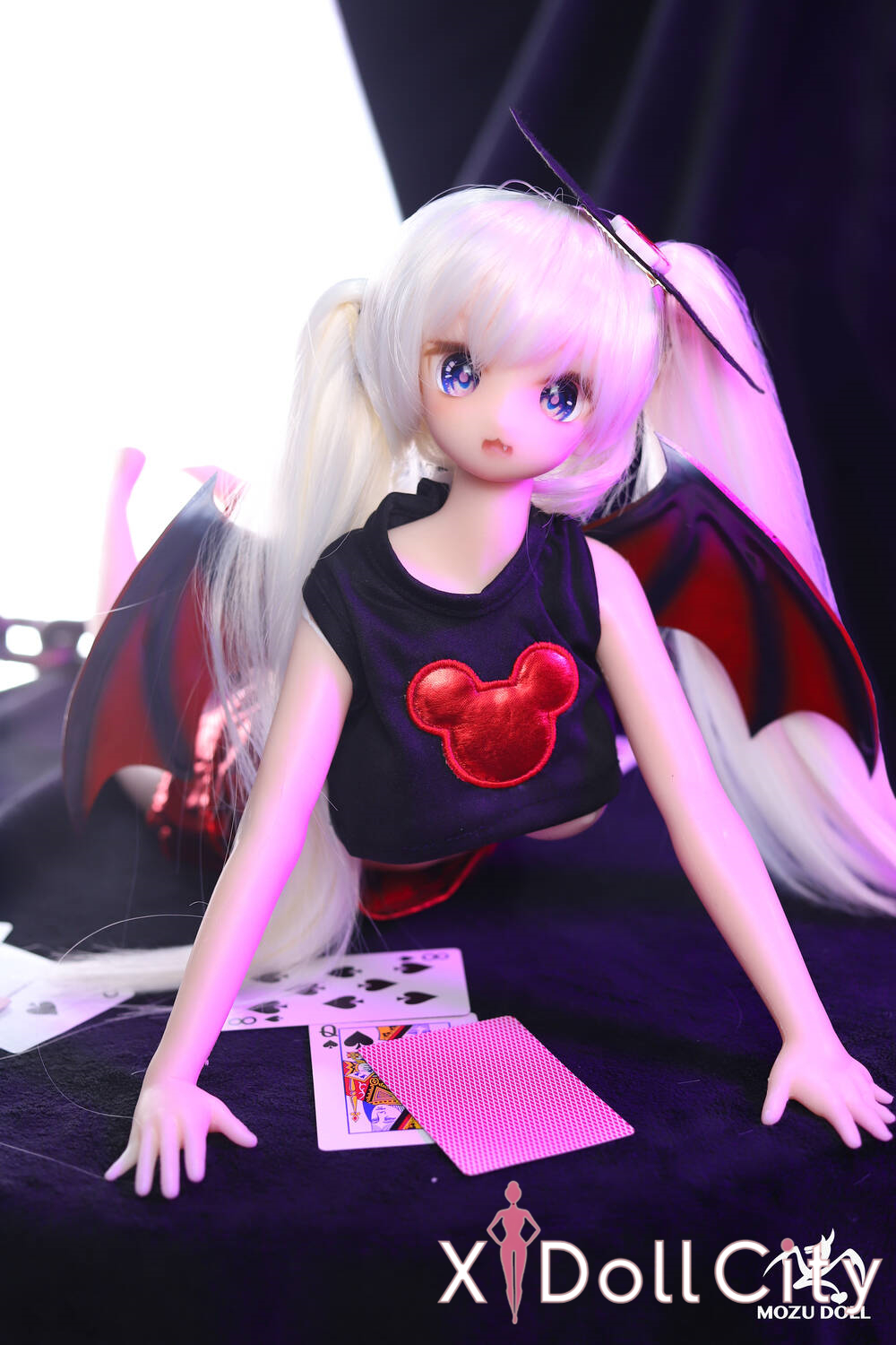 MOZU Doll 小悪魔 成人スタイルラブドール 可愛い シリコンラブドール ラブドール貧乳