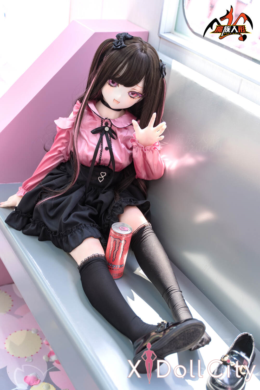 MOZU Doll 佑莉 成人スタイルラブドール 可愛い ビニールヘッド＋TPEボディ ラブドール貧乳