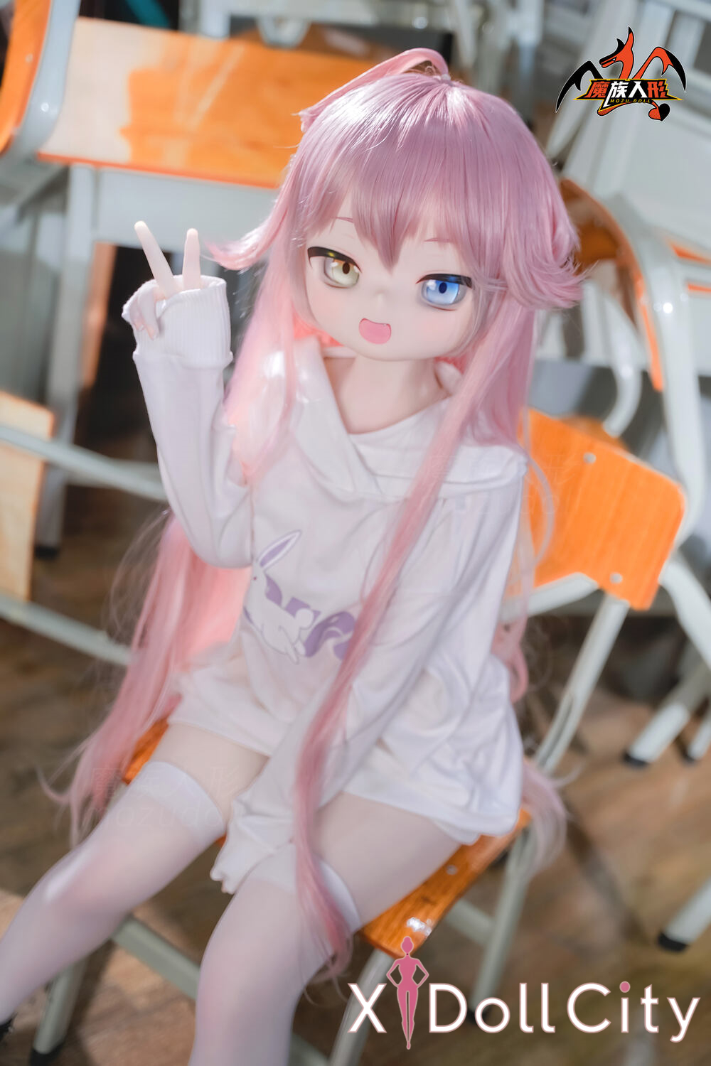 MOZU Doll 星叶 成人スタイルラブドール ロリ ビニールヘッド&軟質ヘッド＋TPEボディ ラブドール貧乳