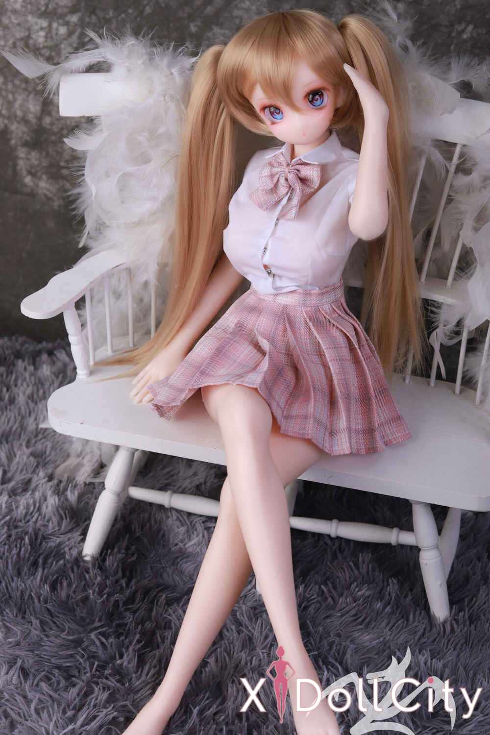 MOZU Doll 小爱 成人スタイルラブドール 制服スタイル フルシリコン製 ラブドール貧乳