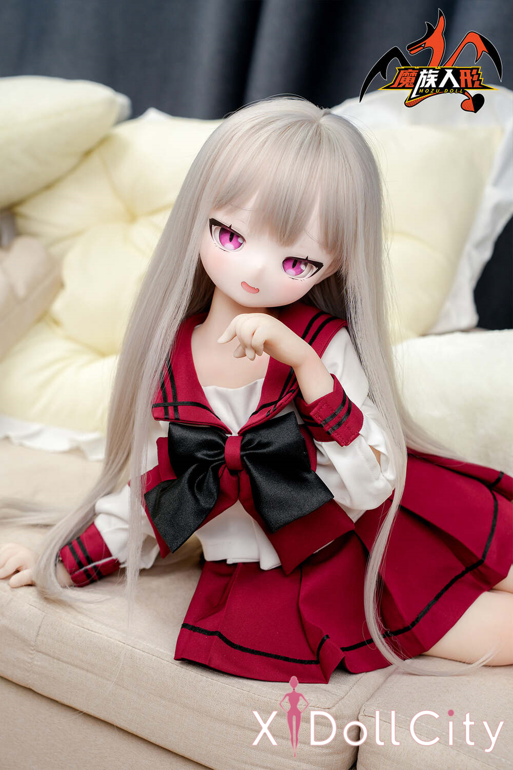 MOZU Doll 奈奈 成人スタイルラブドール ロリ ビニールヘッド＋TPEボディ ラブドール良乳