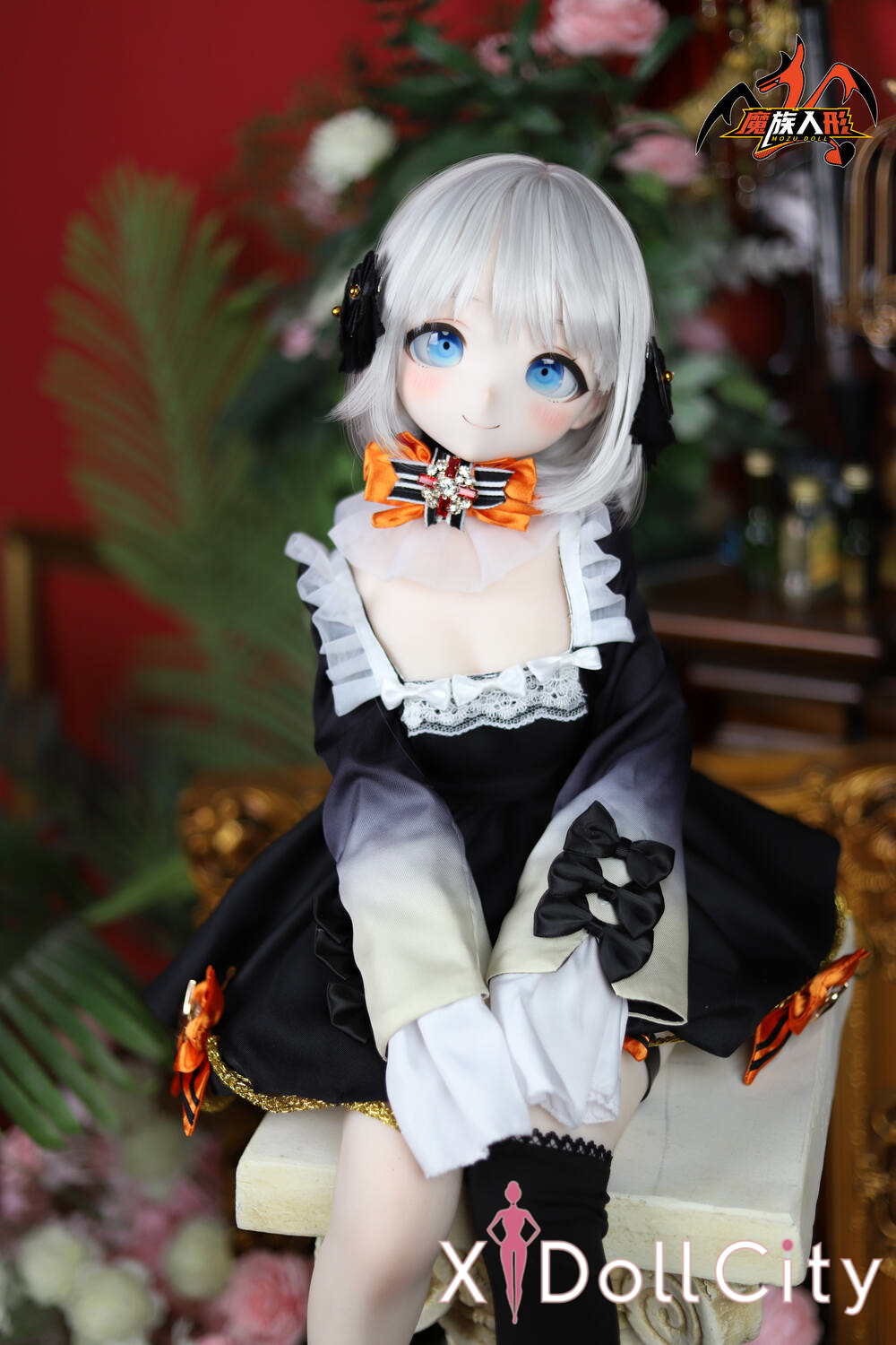 MOZU Doll 鯨鱼娘 成人スタイルラブドール アニメ ビニールヘッド＋TPEボディ ラブドール貧乳