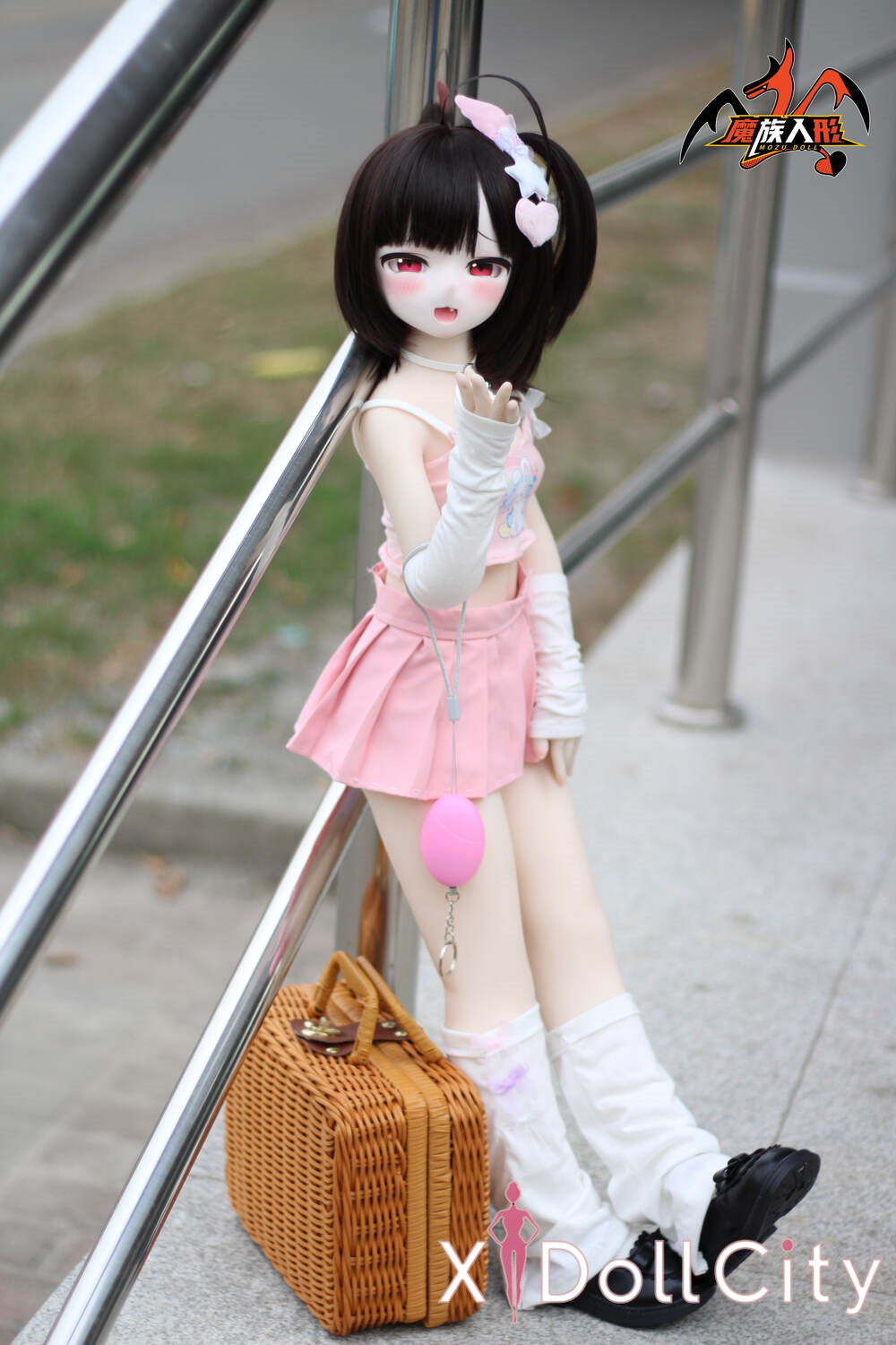 MOZU Doll 美夜 成人スタイルラブドール キュートなミニ ビニールヘッド＋TPEボディ ラブドール貧乳