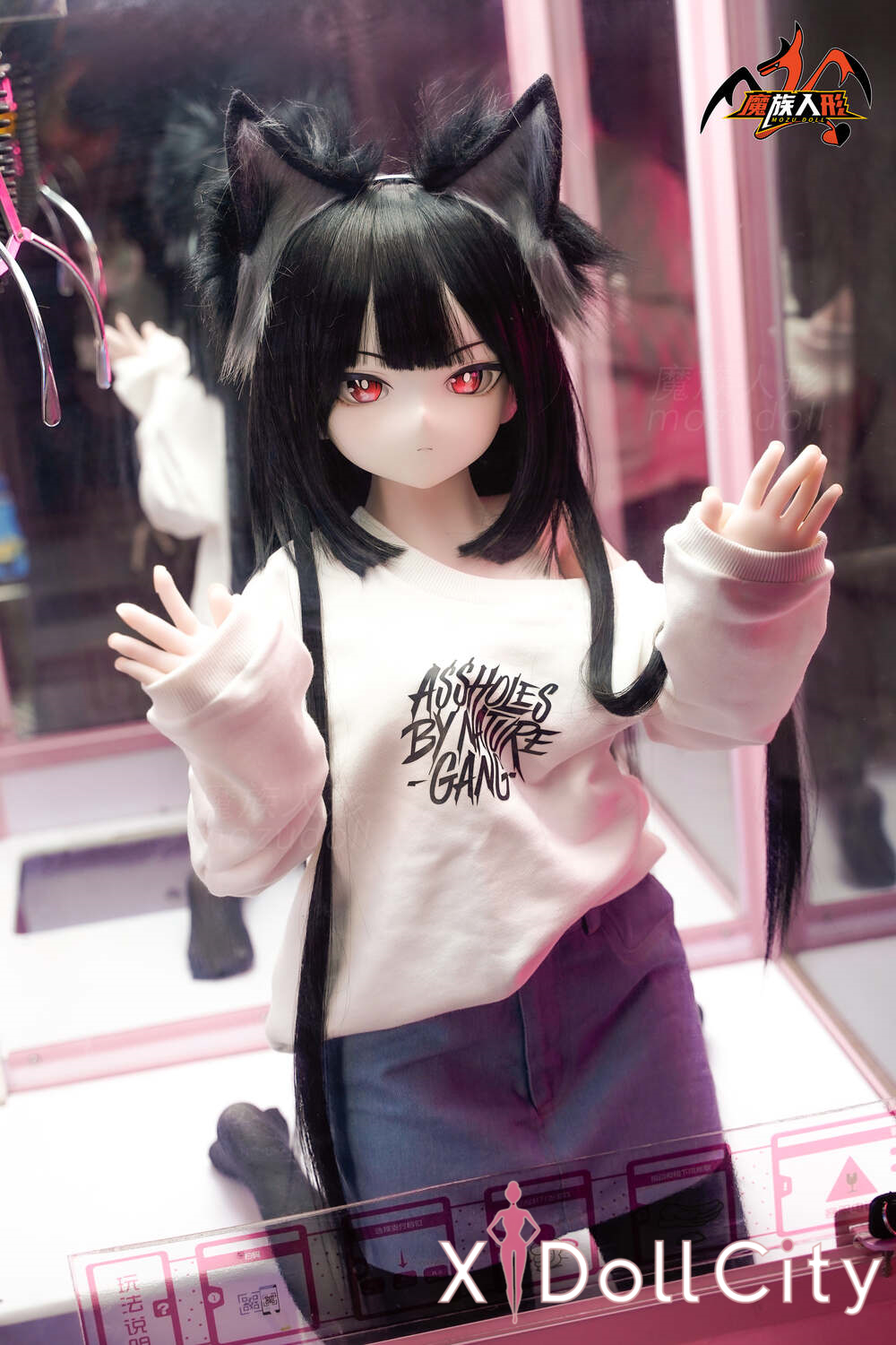 MOZU Doll 雅雅 成人スタイルラブドール 可愛い ビニールヘッド＋TPEボディ ラブドール貧乳