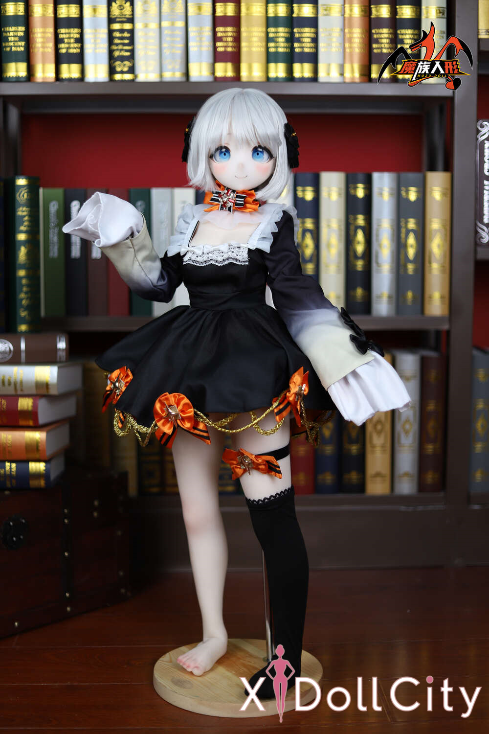 MOZU Doll 鯨鱼娘 成人スタイルラブドール アニメ ビニールヘッド＋TPEボディ ラブドール貧乳