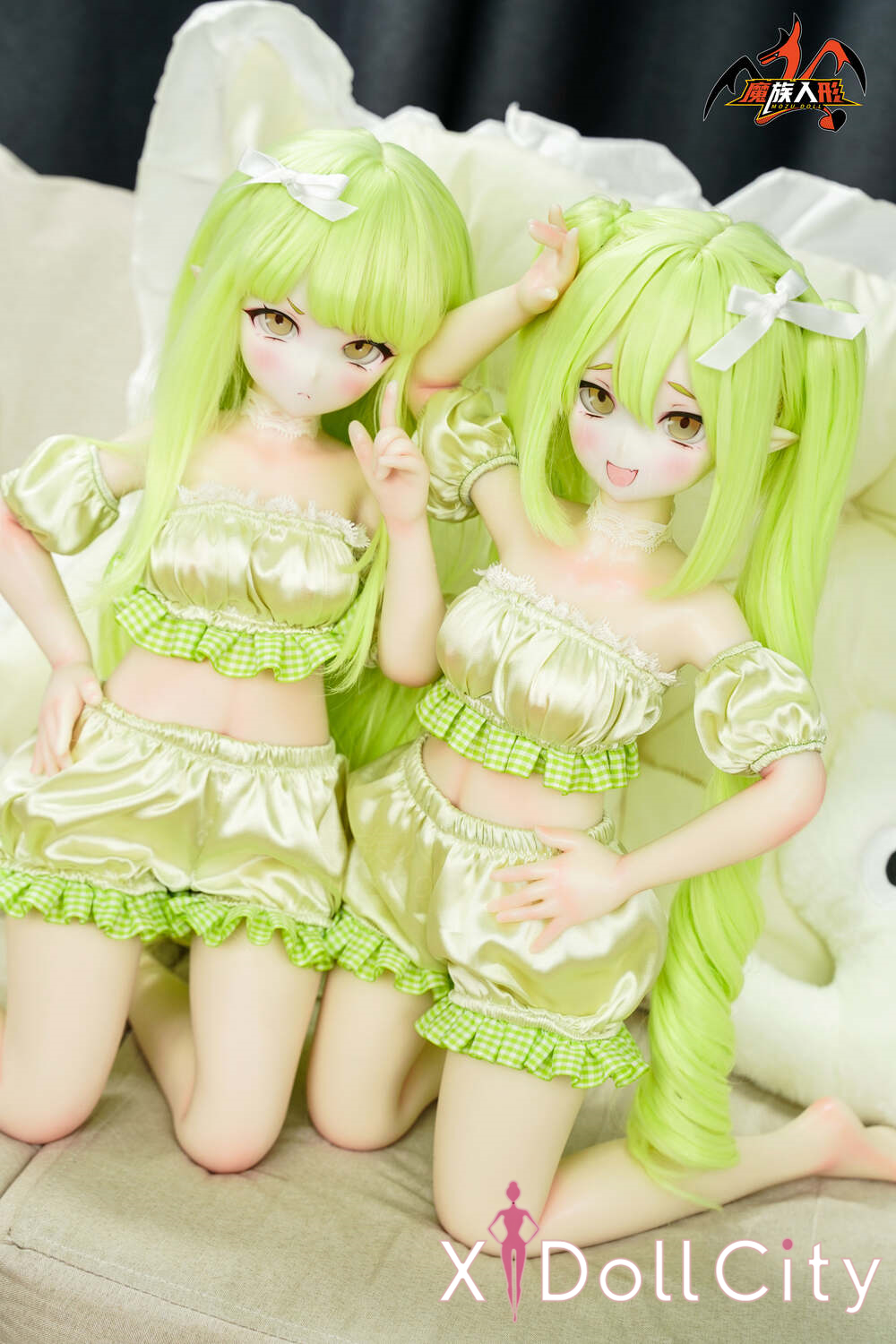 MOZU Doll 小光 成人スタイルラブドール 可愛い ビニールヘッド＋シリコンボディ ラブドール貧乳