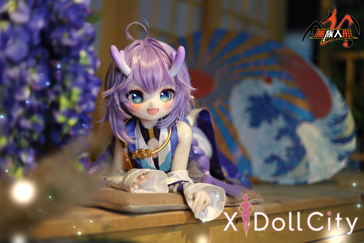 MOZU Doll 小白龍 成人スタイルラブドール アニメ ビニールヘッド＋TPEボディ ラブドール貧乳