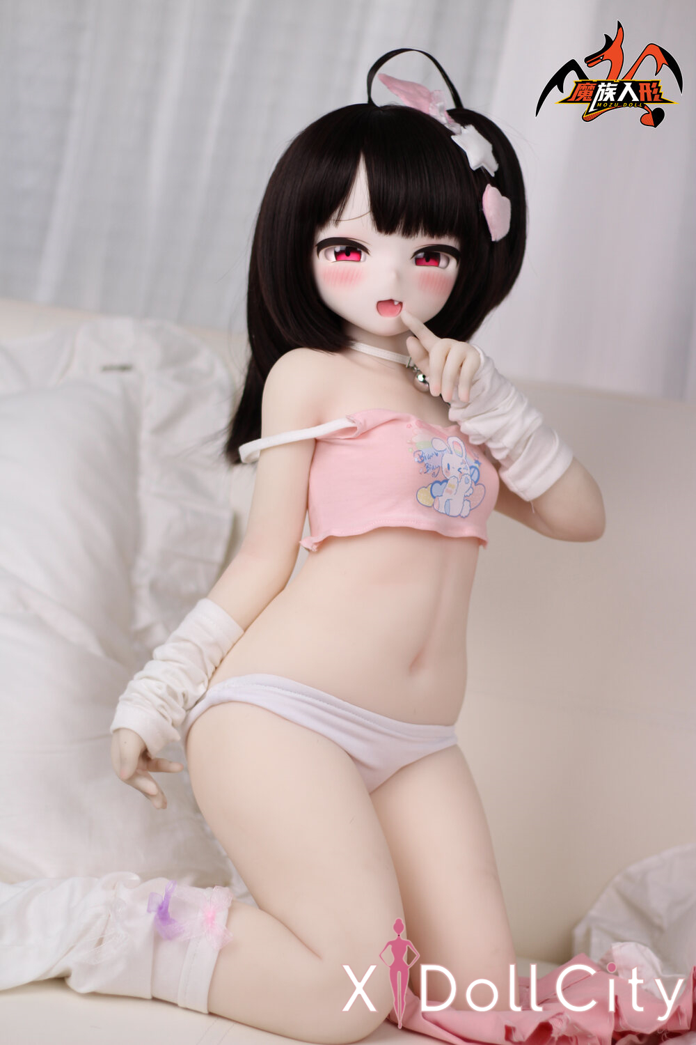 MOZU Doll 美夜 成人スタイルラブドール キュートなミニ ビニールヘッド＋TPEボディ ラブドール貧乳