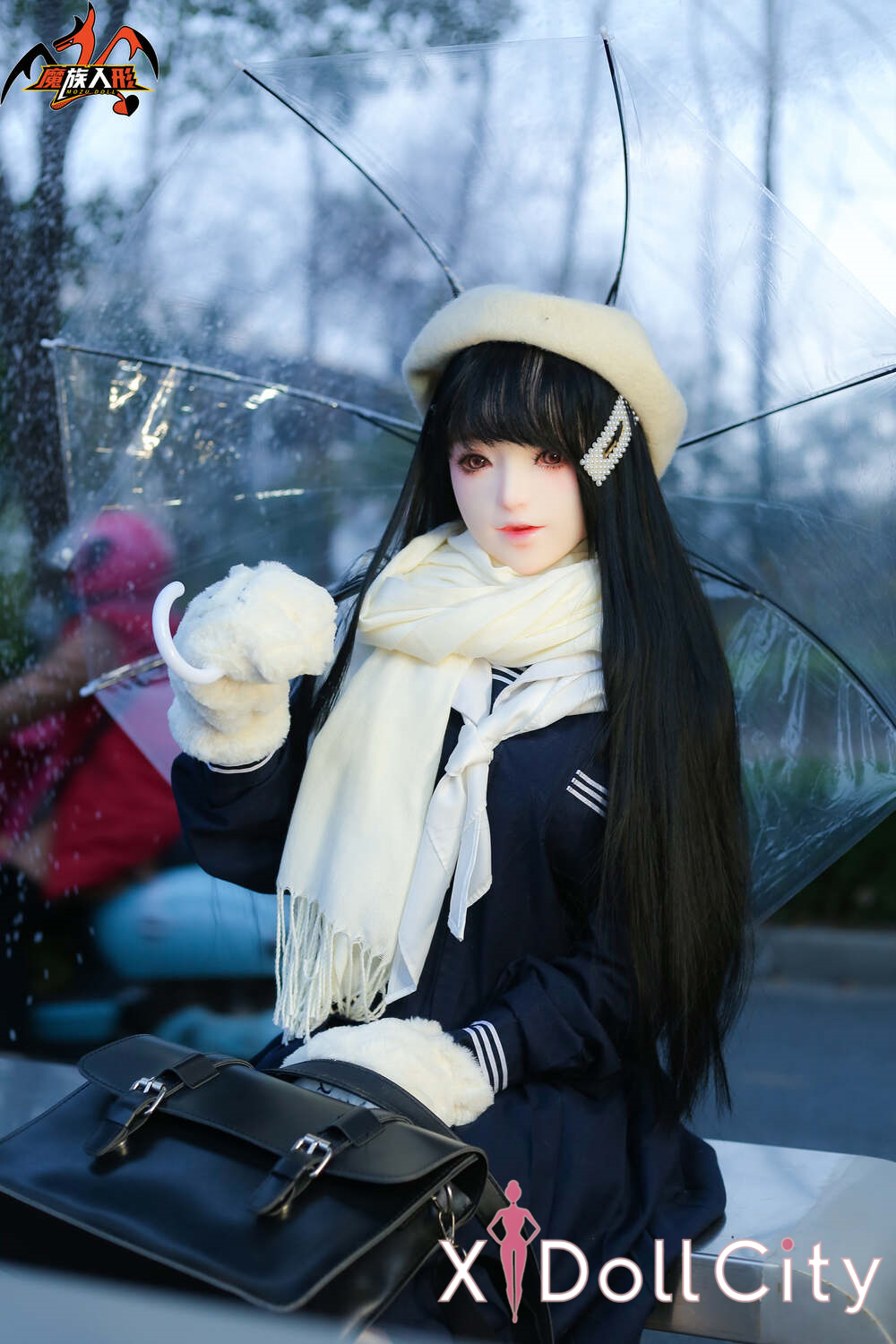 MOZU Doll 阿久 145cm 成人スタイルラブドール 制服姿の恥ずかしがり屋 TPE製 ラブドール良乳