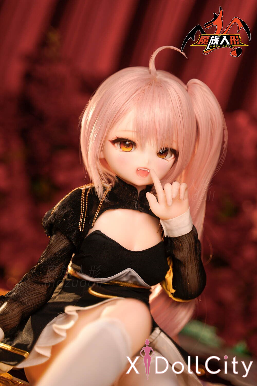 MOZU Doll 琥珀 成人スタイルラブドール 可愛い ビニールヘッド＋シリコンボディ ラブドール貧乳