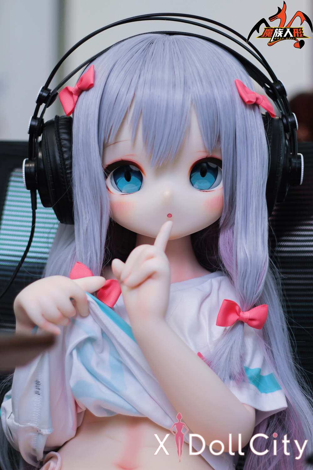 MOZU Doll 和泉纱雾 成人スタイルラブドール 可愛いアニメ系 ビニールヘッド＋TPEボディ ラブドール貧乳