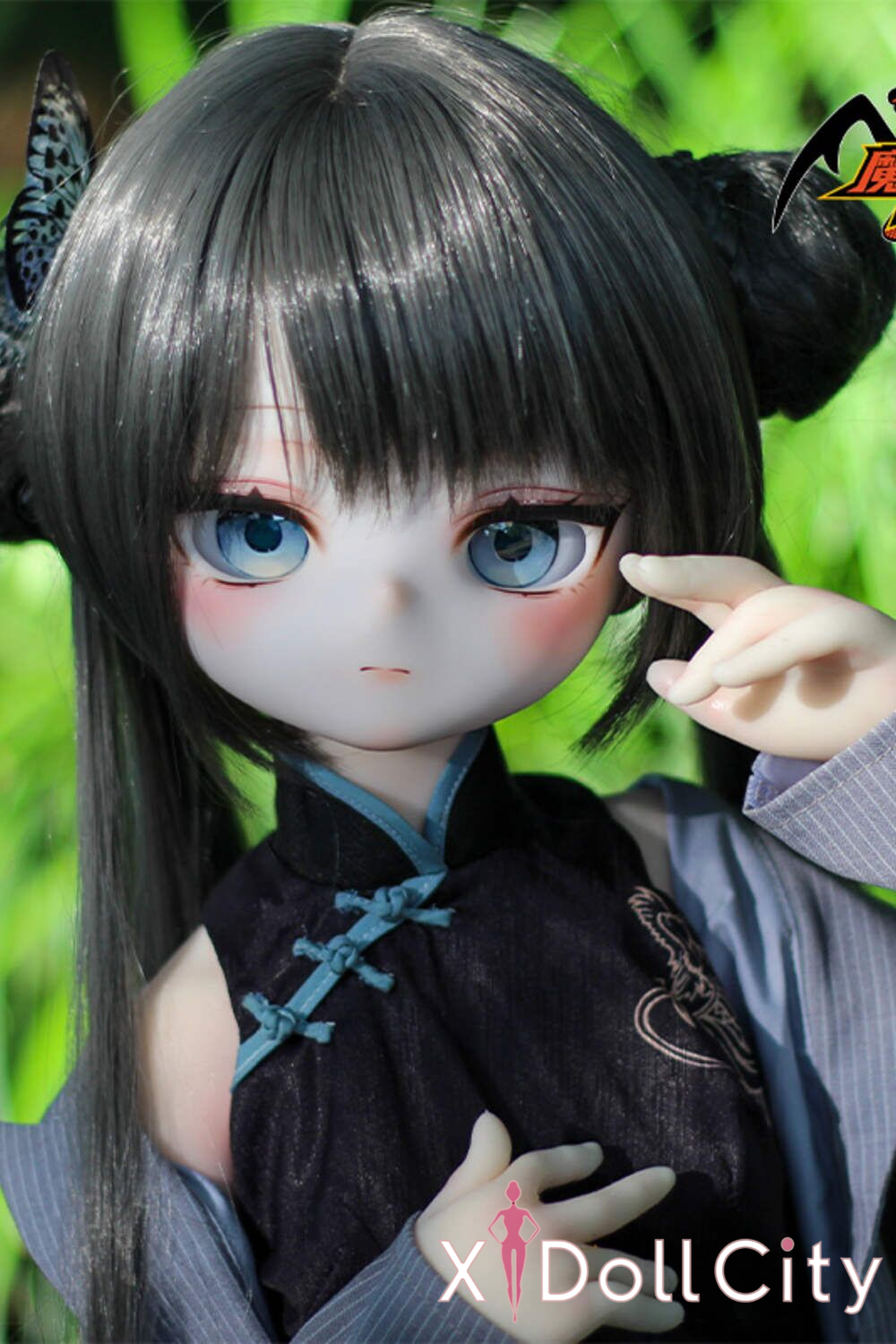 MOZU Doll 非笑 成人スタイルラブドール 可愛い ビニールヘッド＋TPEボディ ラブドール貧乳