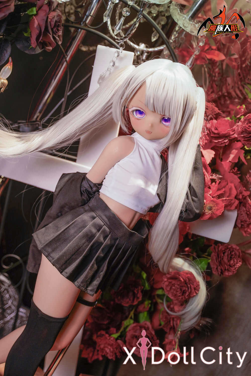 MOZU Doll 小七 成人スタイルラブドール ロリ ビニールヘッド＋TPEボディ ラブドール良乳