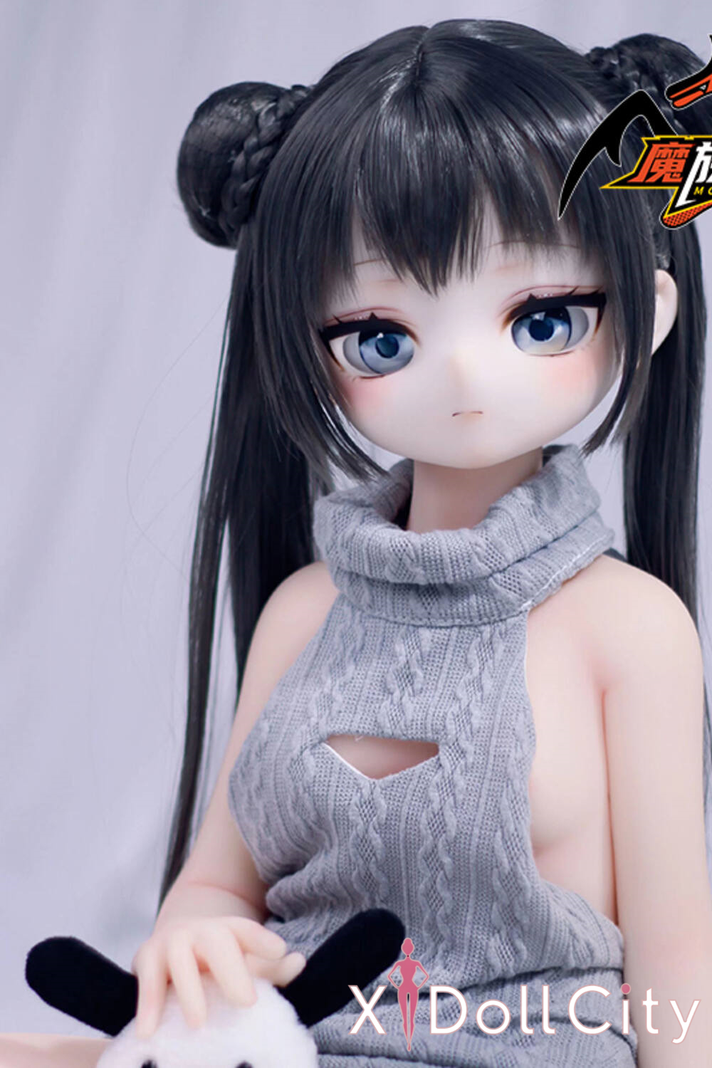 MOZU Doll 非笑 成人スタイルラブドール 可愛い ビニールヘッド＋TPEボディ ラブドール貧乳