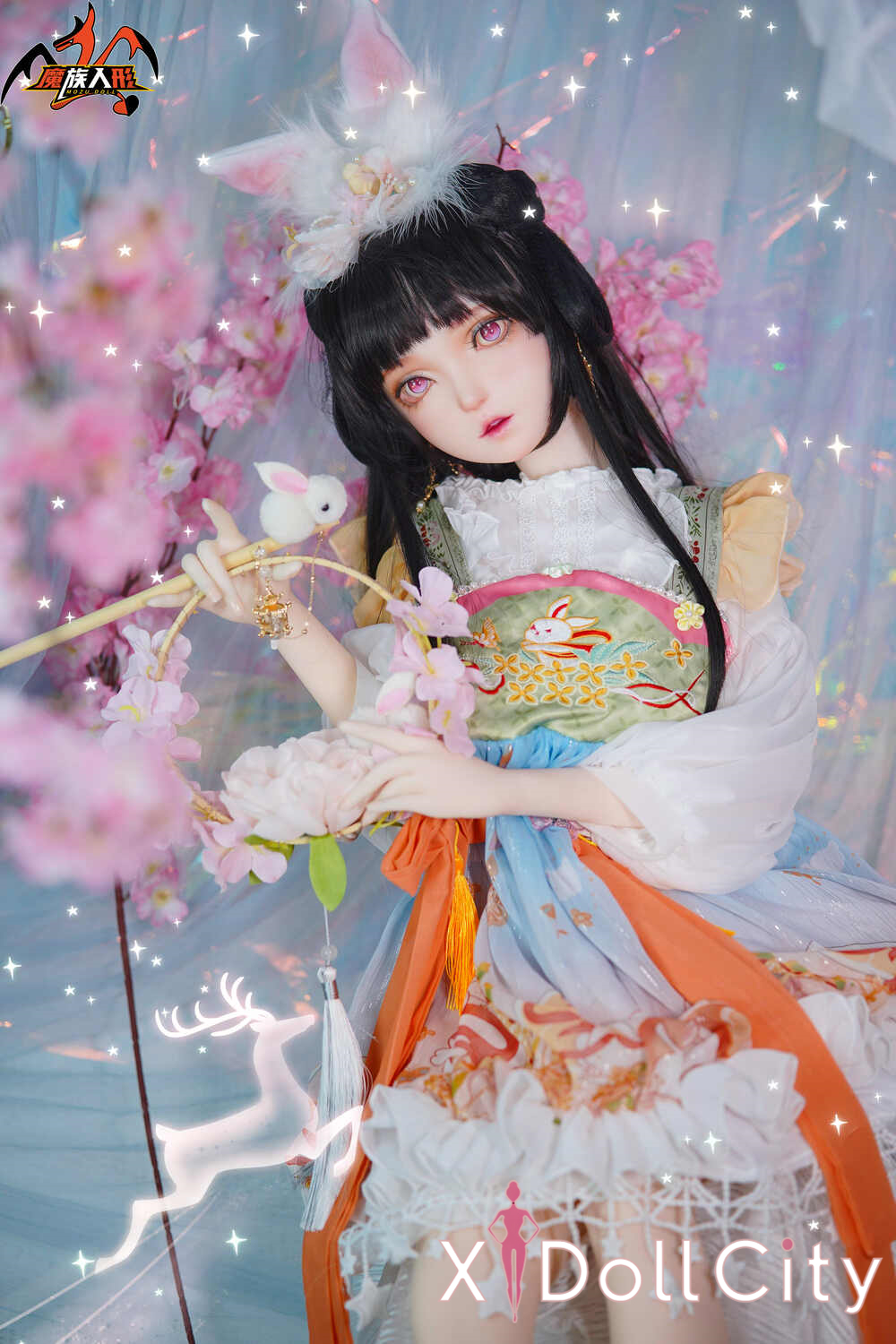 MOZU Doll 瑶儿 成人スタイルラブドール 可憐でリアルな癒し系 シリコンヘッド+TPEボディ ラブドール良乳