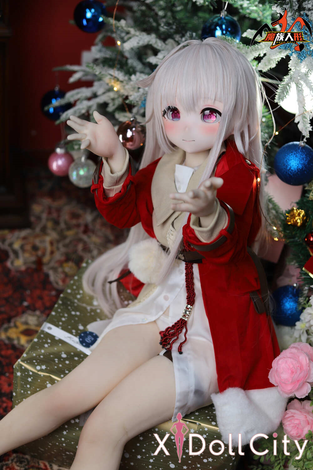 MOZU Doll 凯拉 成人スタイルラブドール アニメ ビニールヘッド＋TPEボディ ラブドール貧乳