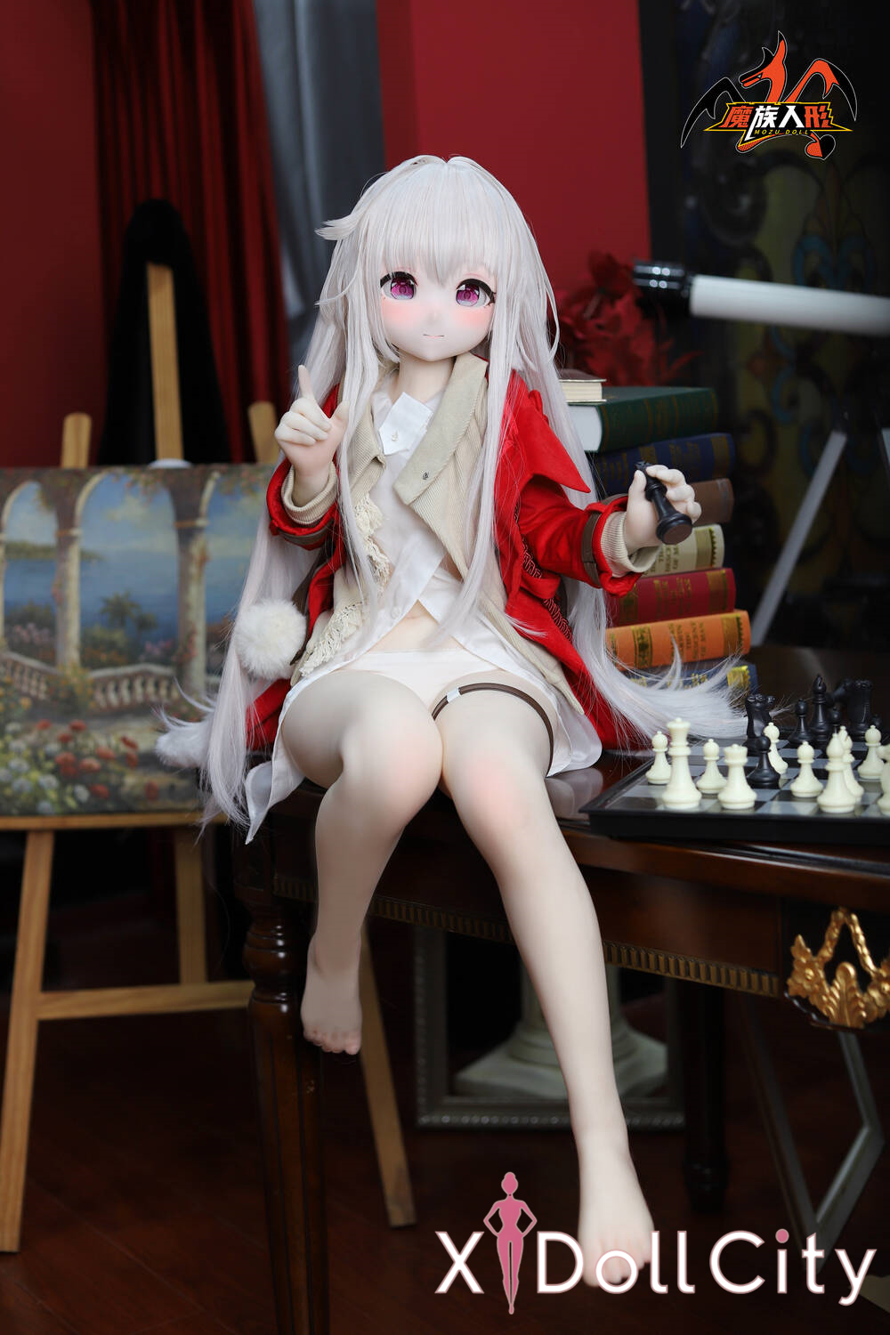 MOZU Doll 凯拉 成人スタイルラブドール アニメ ビニールヘッド＋TPEボディ ラブドール貧乳