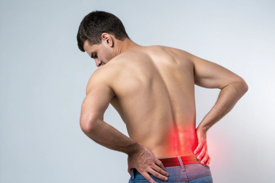 男性の負担：吊り橋体位