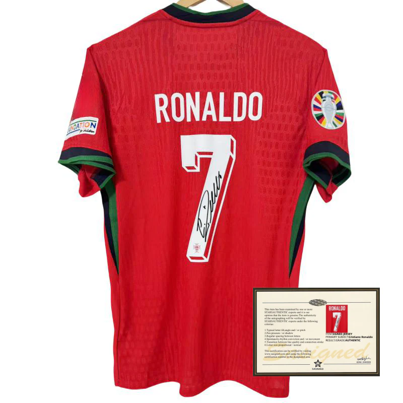 Cristiano Ronaldo 24 Portugal  Signed Jersey