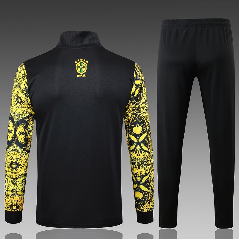 24/25 Brazil Jesus kids jacket yellow