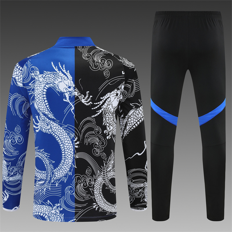 25/26 Real Madrid Kids training suit Blue black