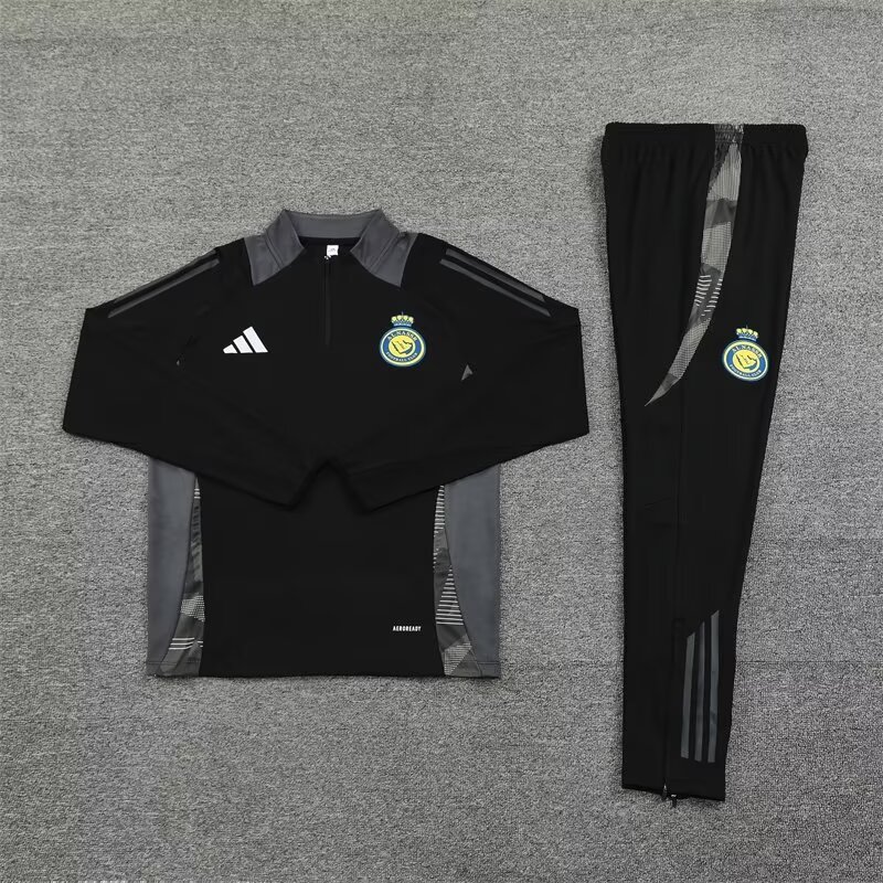 24/25 Al Nassr black Adult training suit