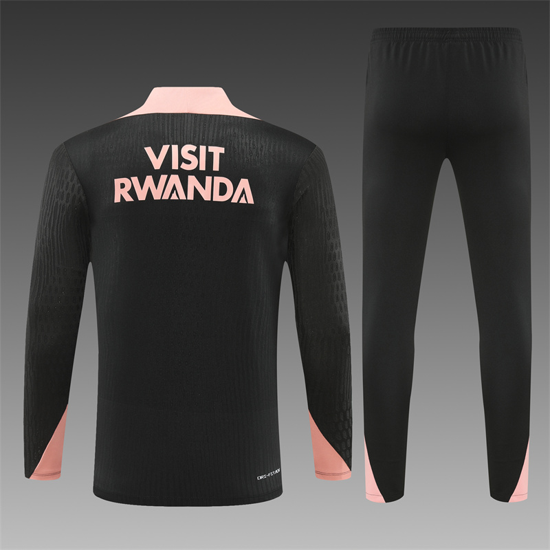 24/25 PSG black Jordan Adult training suit