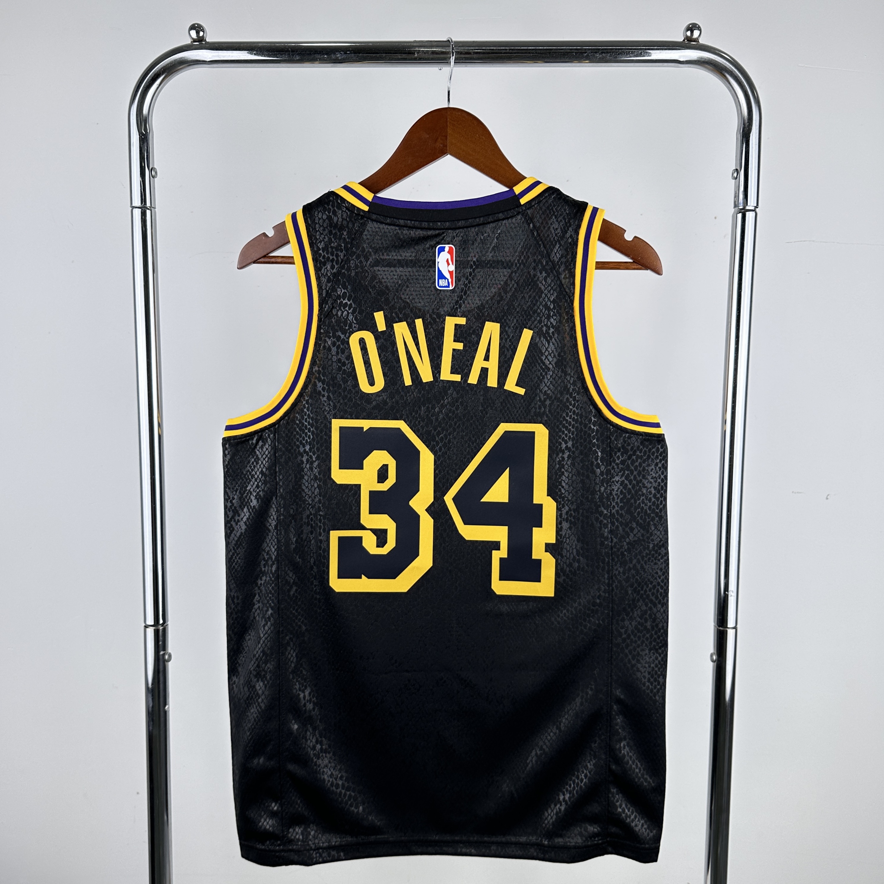 NBA Lakers #34 O'NEAL Basketball Jersey black