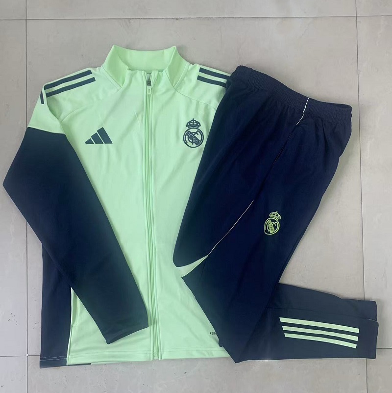 25/26 Real Madrid Adult jacket light green