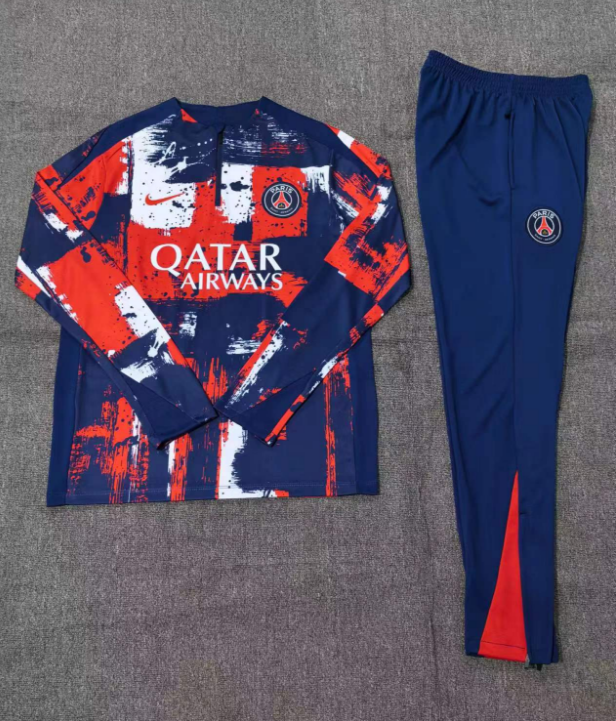 24/25 PSG training suit Red Blue