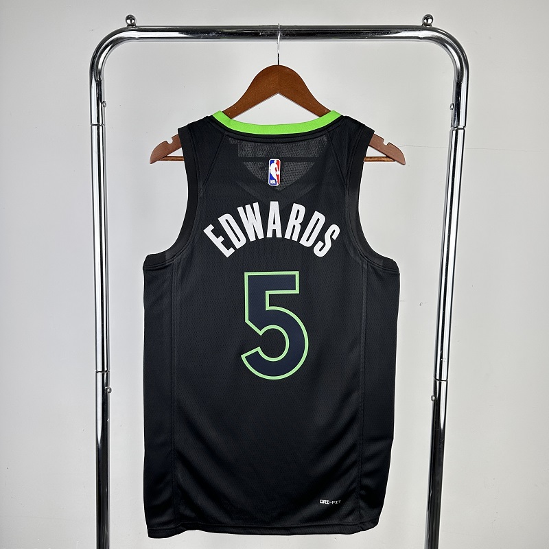 NBA Timberwolves #5 Edwards Basketball Jersey