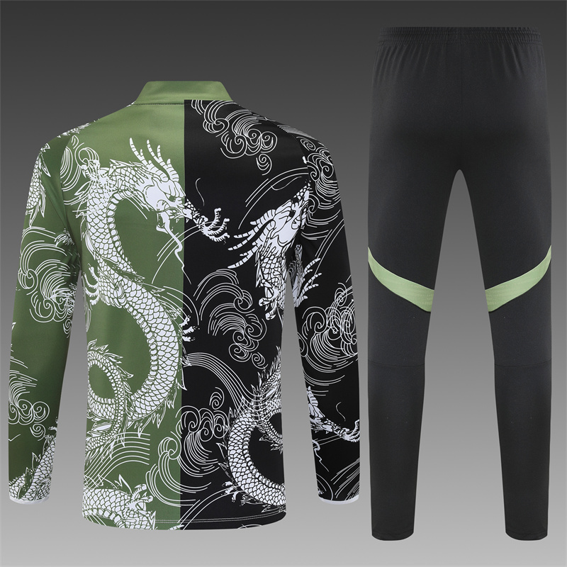 25/26 Real Madrid Kids training suit Green Black