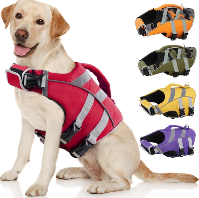 Dog Life Vest for Swimming