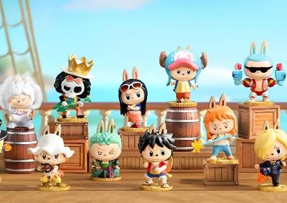 POP MART the Monsters Onee Piece Series Labubu Blind Box Fashion Figure Cute Toys Mystery Surprise Boxes