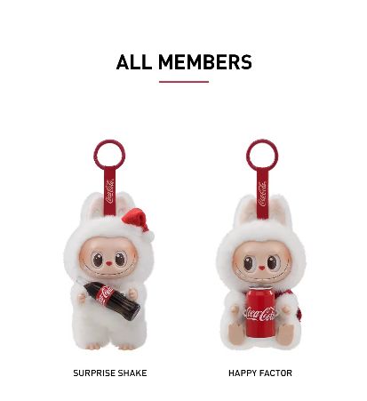 Original Legit Popmart Labubu Coca-Cola SERIES-Vinyl Face Blind Mystery Boxes Cute Action Figure Cartoon Anime Plush Toys Doll