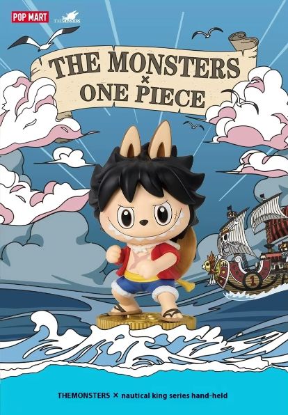 POP MART the Monsters Onee Piece Series Labubu Blind Box Fashion Figure Cute Toys Mystery Surprise Boxes