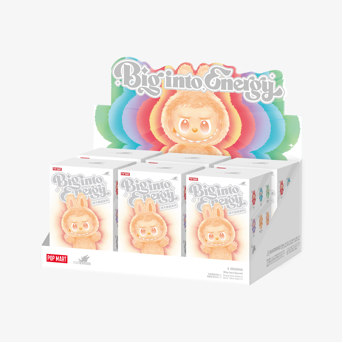 POP MART Labubu New V3 3.0 the Monsters Big Into Energy Love