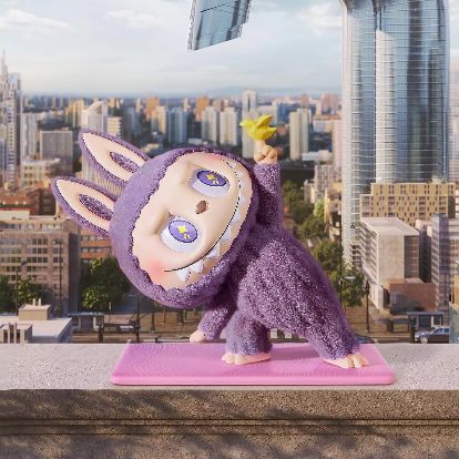 POP MART the Monsters Lazy Yoga Series Figures the Monsters Blind Mystery Box Random Design Action Figures Collectible Gift Toys