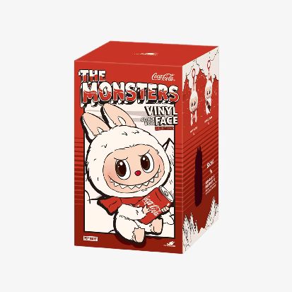 Original Legit Popmart Labubu Drink SERIES-Vinyl Face Coca-Cola Blind Mystery Boxes Cute Action Figure Cartoon Anime Plush Toys Doll Cola Random Design Single Box