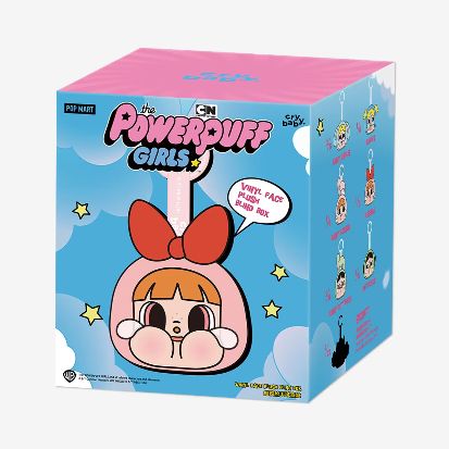 Original POP Mart Crybaby Powerpuff Girls Series-Vinyl Face Plush Blind Box Figures Random Design Action Figures Collectible Toys