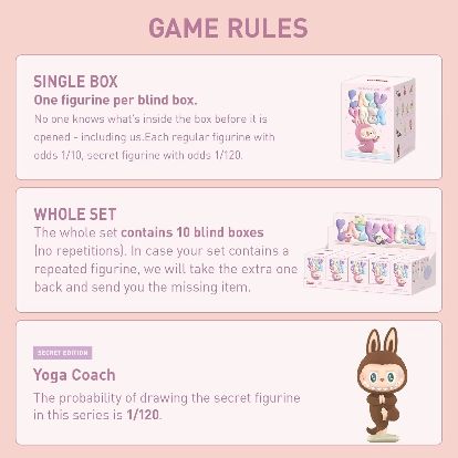 POP MART the Monsters Lazy Yoga Series Figures the Monsters Blind Mystery Box Random Design Action Figures Collectible Gift Toys