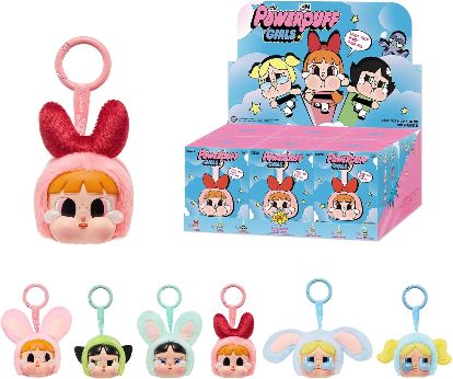 Original POP Mart Crybaby Powerpuff Girls Series-Vinyl Face Plush Blind Box Figures Random Design Action Figures Collectible Toys