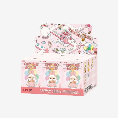 POP MART Crybaby Crying Again Series Vinyl Face Plush Blind Box Mystery Boxes Plush Toys Cute Lovely Pendant 100% Original Authentic Legit Labubu Crybaby Popmart
